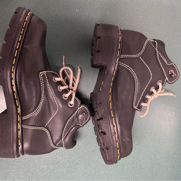 Dr. Martens Black and Tan Lace Up Boots - Picture 10 of 10